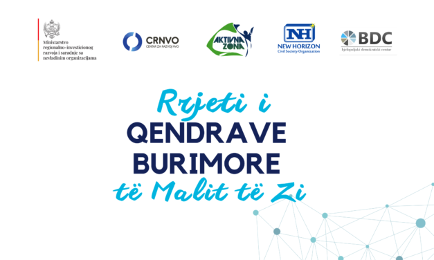 RRJETI I QENDRAVE BURIMORE NË Mal të Zi